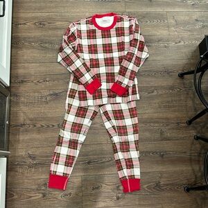 Long Sleeve Plaid Christmas PJ set